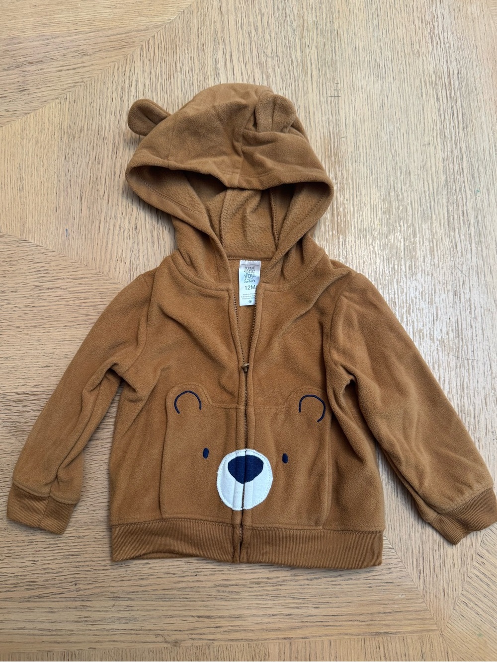 Carter’s Bear Brown Hooded Fleece Jacket